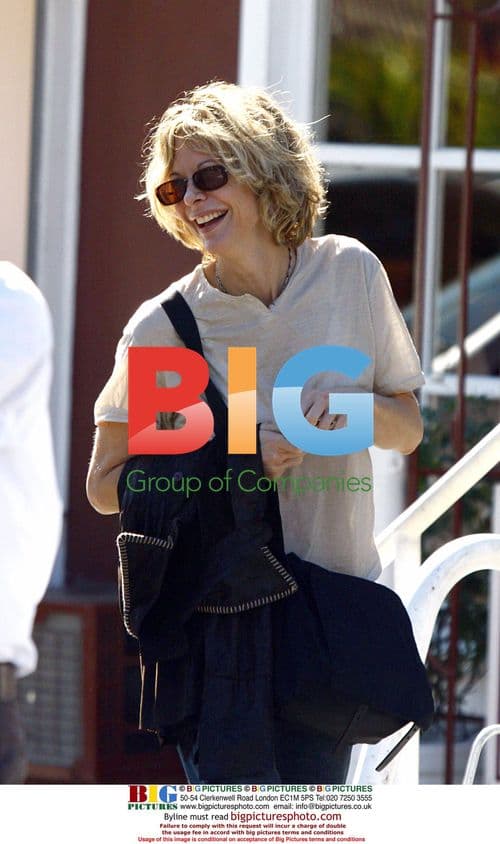 Laura Dern and Meg Ryan have lunch in Brentwood