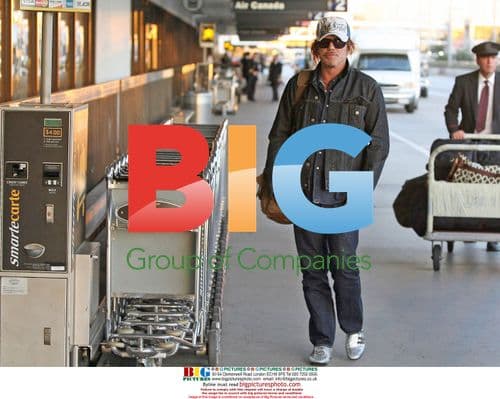 Mickey Rourke at LAX Airport