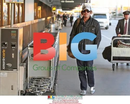 Mickey Rourke at LAX Airport