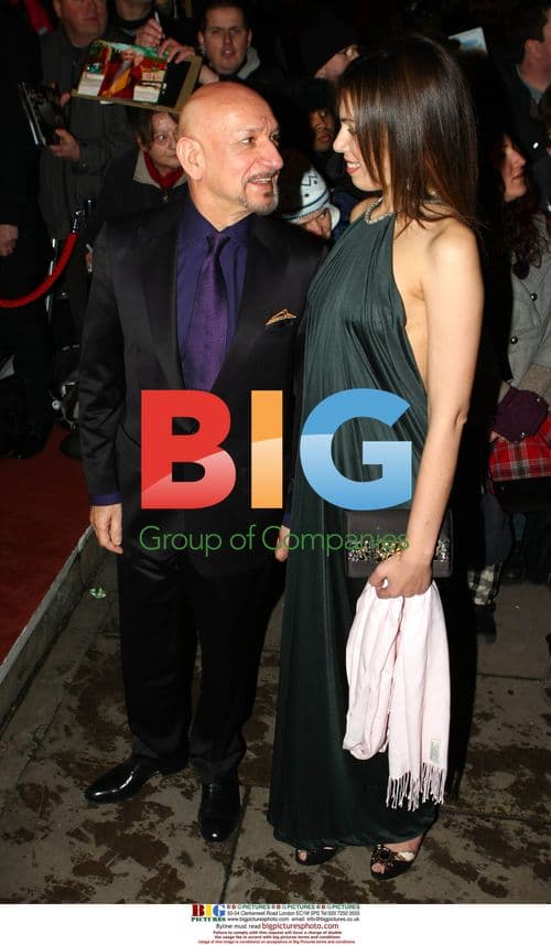 Sir Ben Kingsley and Daniela Barbosa at London Critics' Circle Film Awards