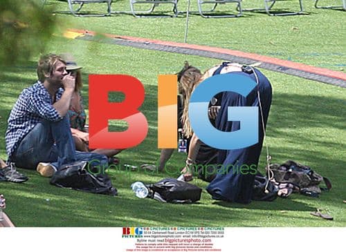 Delta Goodrem and Brian McFadden soundcheck in Perth