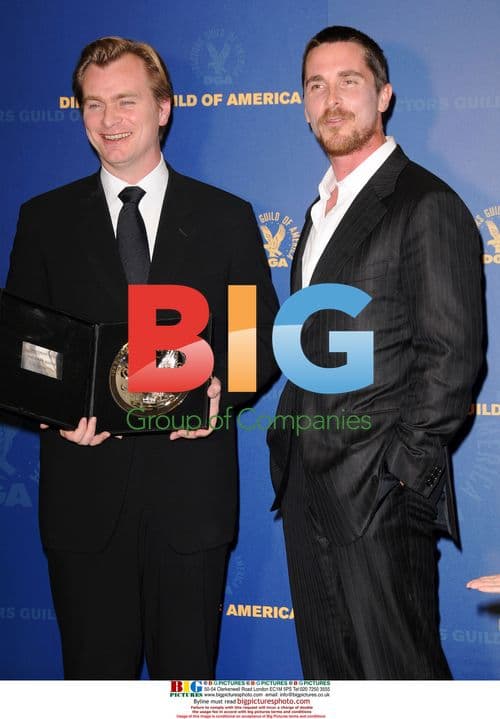Director Nolan & Actor Bale at Directors Guild Awards