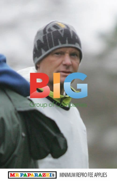 Paul Gascoigne plays golf in Hampshire