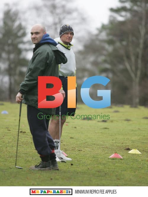 Paul Gascoigne plays golf in UK