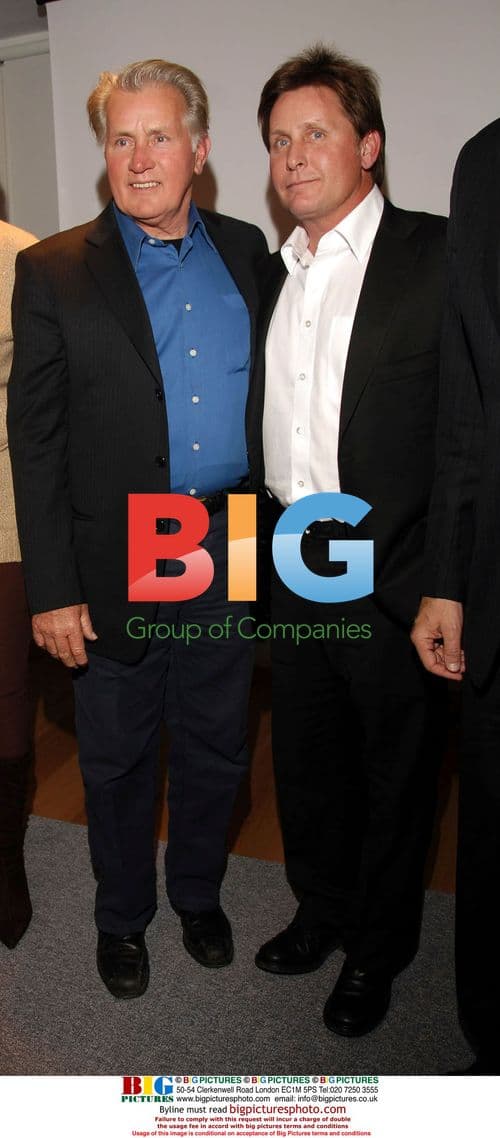 Martin Sheen and Emilio Estevez at Actors' Association Event