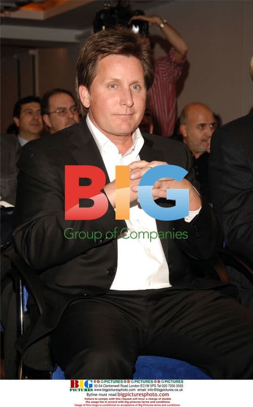 Martin Sheen and Emilio Estevez at actors' event