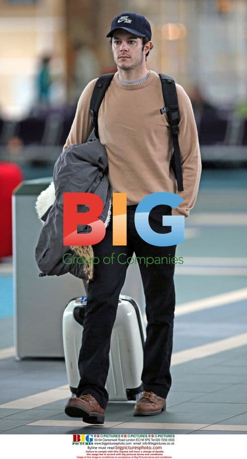 Adam Brody at Vancouver Airport
