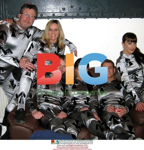 Linda Barker, Chesney Hawkes, Phillip Oliver and the Cheeky Girls backstage