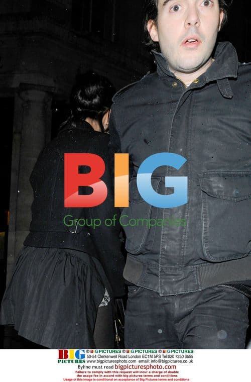 Lilly Allen leaves Cameo with mystery man