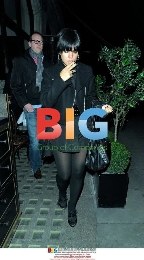Lily Allen at Scotts Restaurant, London