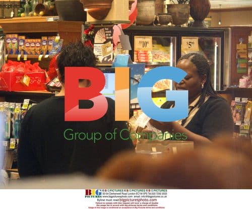 Peter Andre shopping with son