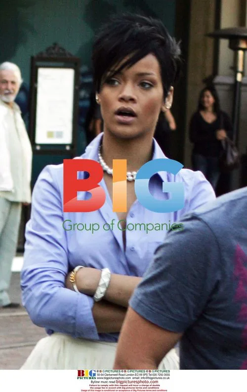Rihanna Leaves The Grove After Movie