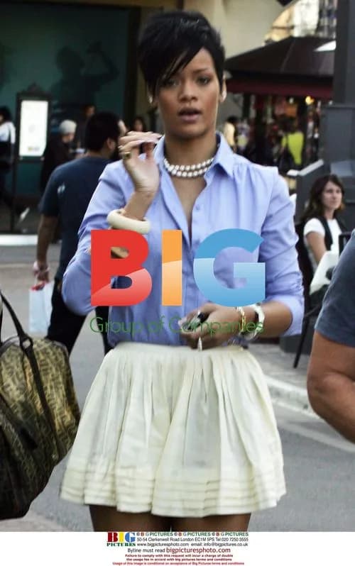 Rihanna leaves the Grove in LA