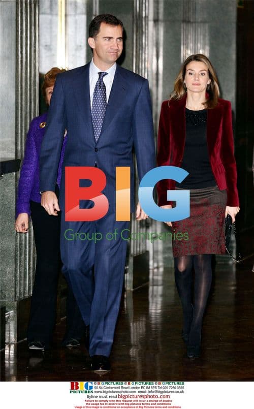 Prince Felipe and Princess Letizia meet FEC