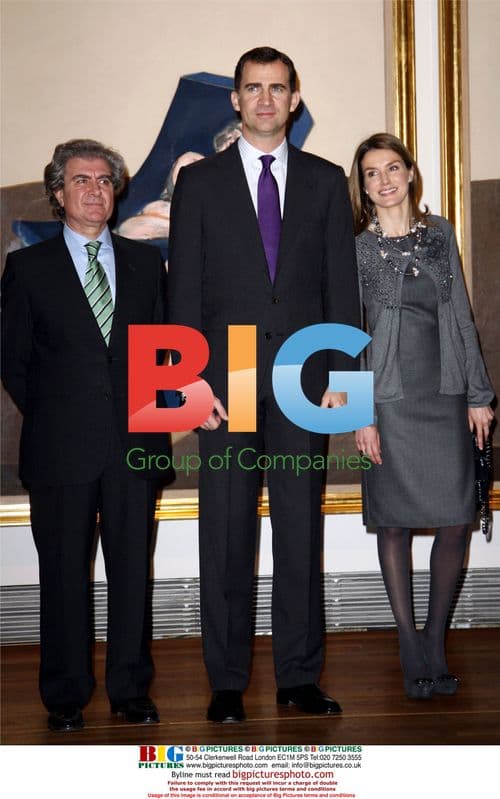 Spanish Royals at Francis Bacon Exhibition