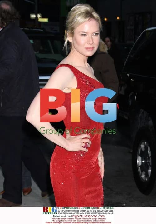 Renee Zellweger at 'Late Show' taping