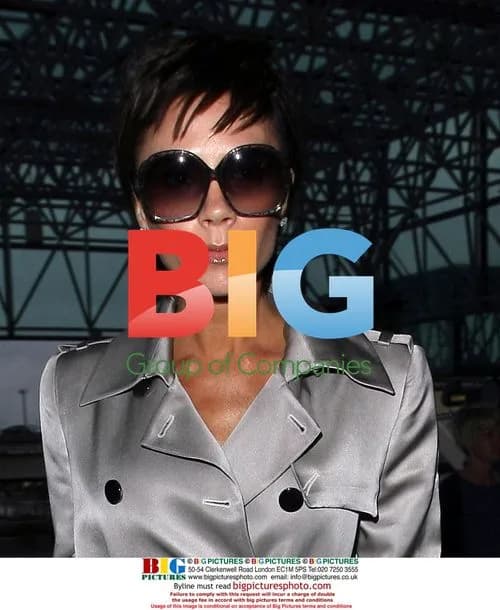 Victoria Beckham Departs LAX