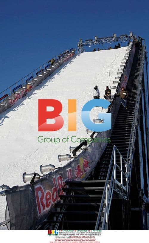 Shaun White Competes in Red Bull Snowscapers