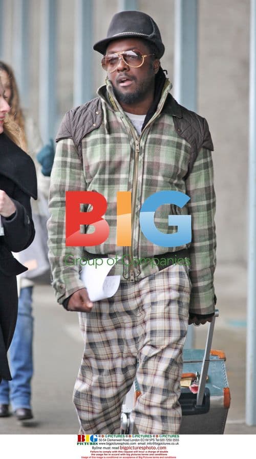 Will.i.am Arrives in Vancouver for 'Wolverine' Filming