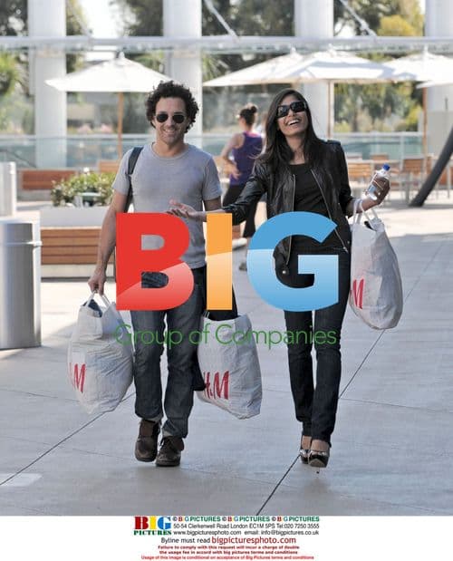 Freida Pinto and Dev Patel in LA