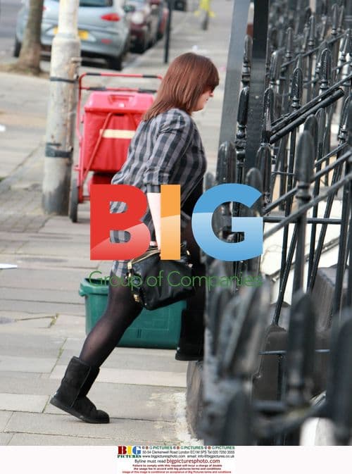 Natalie Cassidy out in North London