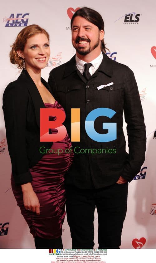 Dave Grohl and wife Jordyn Blum at MusiCares tribute