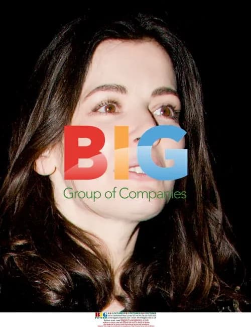 Nigella Lawson with something up her nose