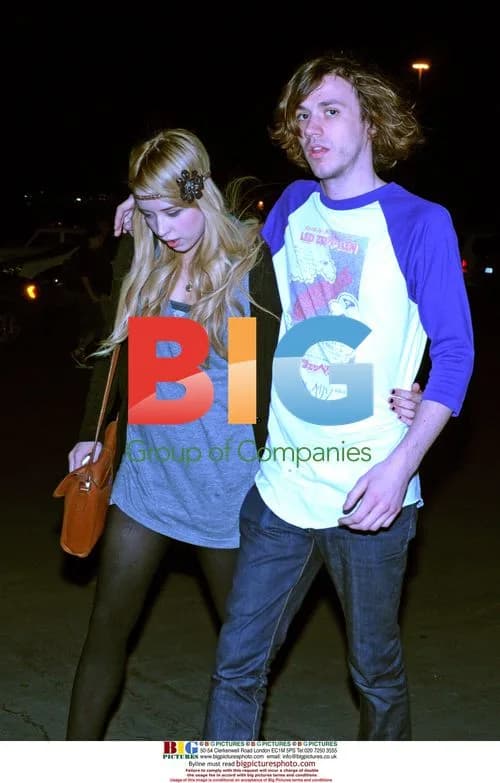 Max Drummey and Peaches Geldof at concert