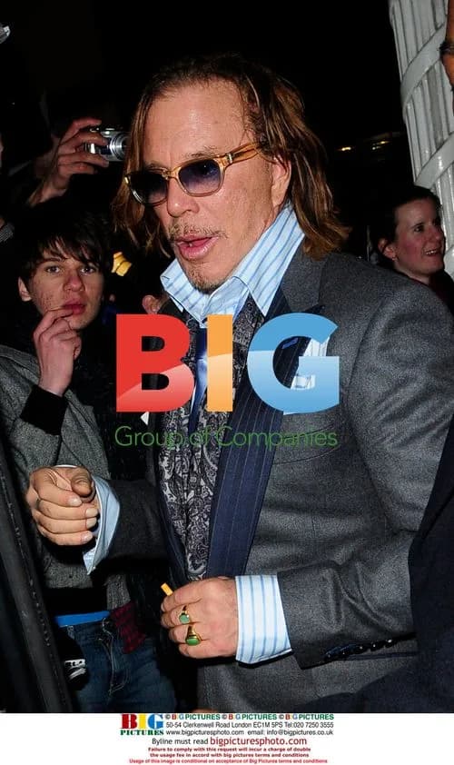 Mickey Rourke at BAFTA nominees party