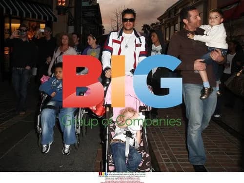 Peter Andre and Katie Price with family