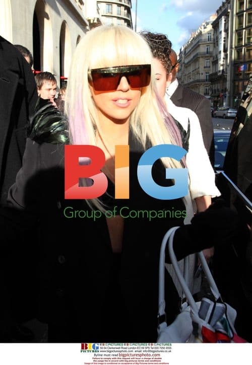 Lady Gaga Leaving Paris Hotel