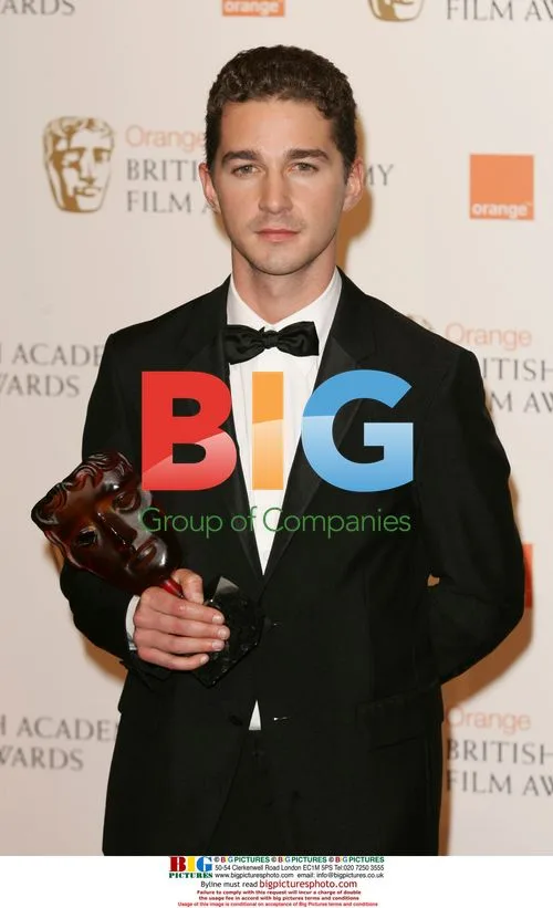 Shia Lebeouf at BAFTA Film Awards