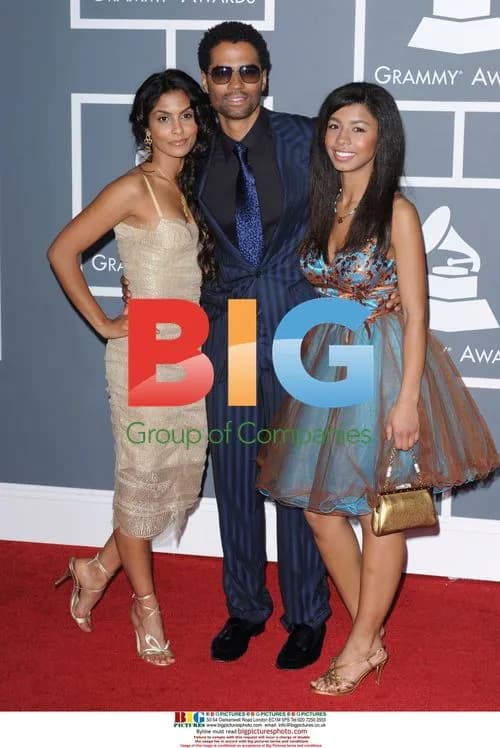Eric Benet and daughters at Grammy Awards