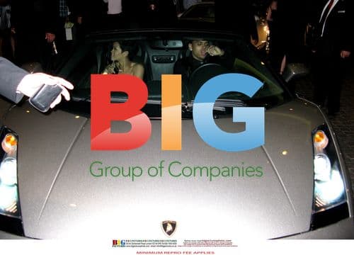 Rihanna and Chris Brown leaving Clive Davis Pre-Grammy Party