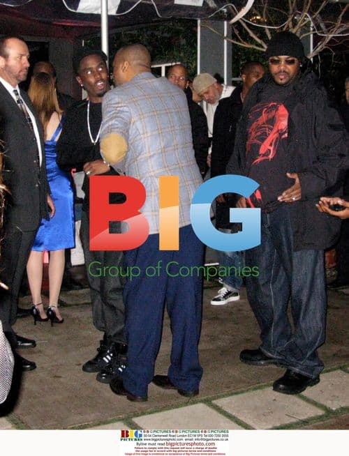 Diddy at Timberland Pre-Grammy Party