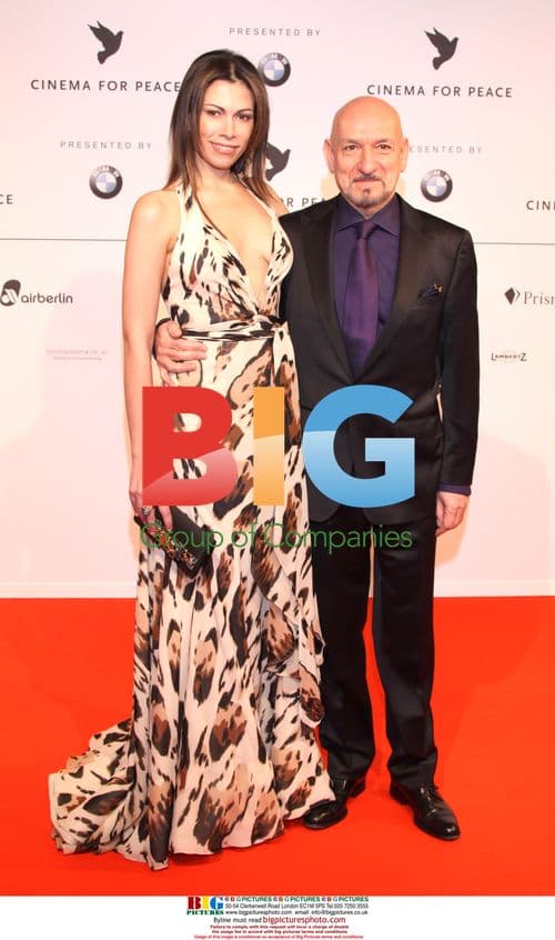 Sir Ben Kingsley and Daniela Barbosa de Carneiro at Cinema for Peace 2009