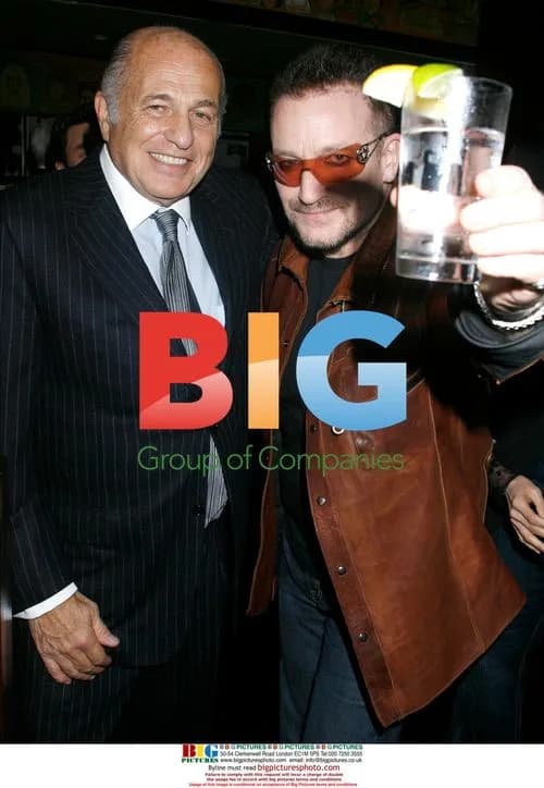 Bono and Doug Morris at UMG Dinner