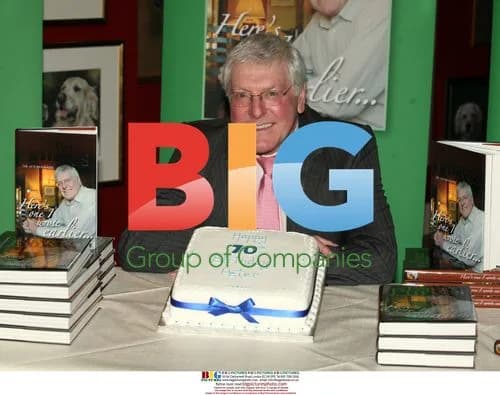Peter Purves hosts book launch party