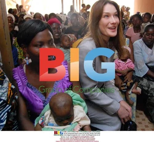 Carla Bruni-Sarkozy visits Burkina Faso