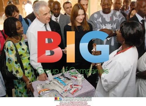 Carla Bruni-Sarkozy Visits Burkina Faso