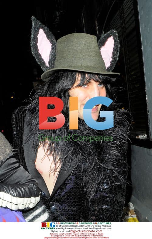 Noel Fielding out at Groucho in London