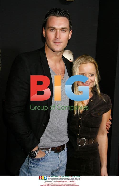 Owain Yeoman and Lucy Davis at "Friday The 13th" Premiere