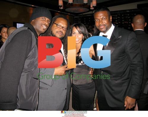 Pras, Claudine Oriol, Chris Robinson and Chris Tucker at 'House Of Hype'