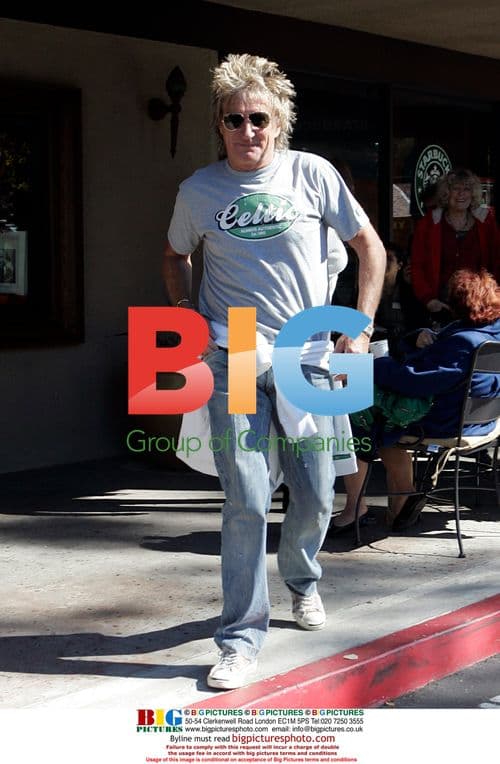 Rod Stewart and daughter in Lamborghini