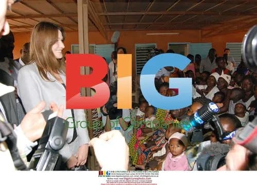 Carla Bruni-Sarkozy Visits Burkina Faso