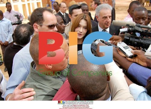 Carla Bruni-Sarkozy Visits Burkina Faso