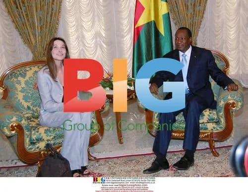 Carla Bruni-Sarkozy visits Burkina Faso