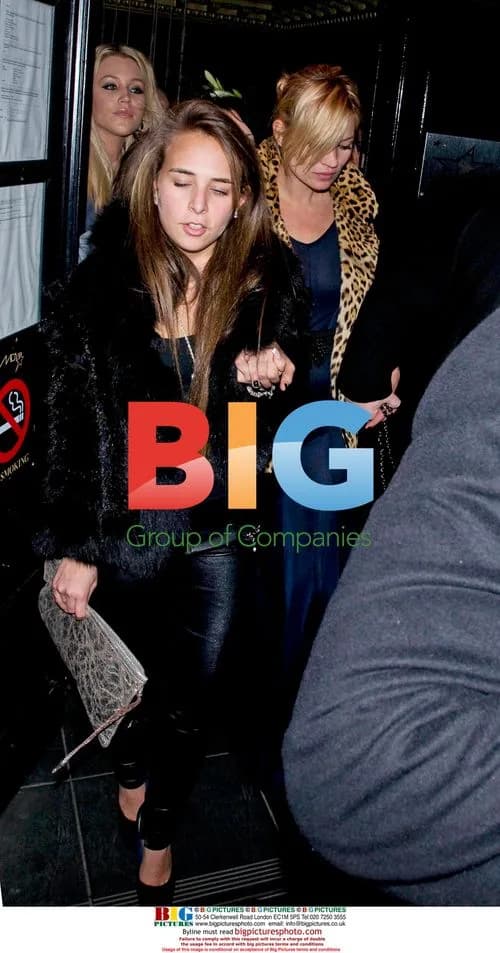 Kate Moss and Chloe Green Spotted at Movida Club