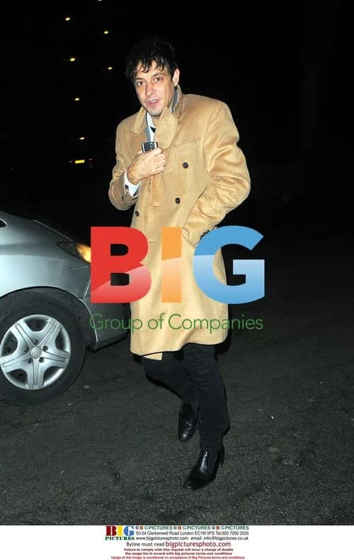 Jamie Hince of The Kills arrives home alone