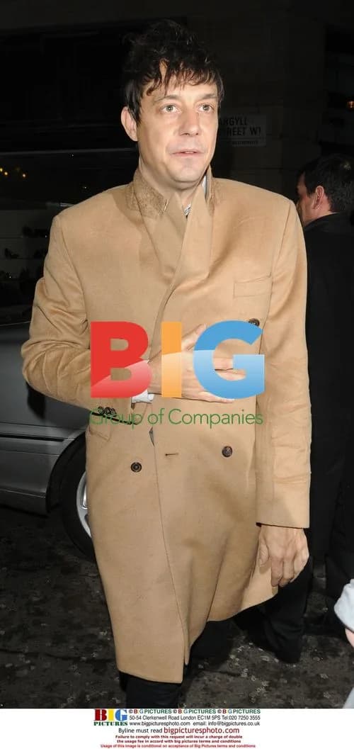 Jamie Hince of The Kills arrives home alone